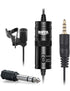 3.5mm Audio Video Record Lavalier Lapel Microphone